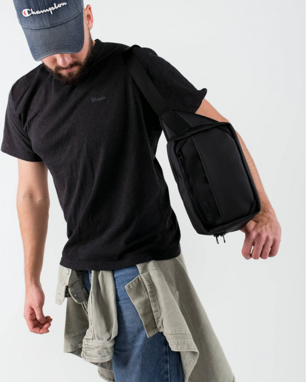 HIP PACK LARGE MATTE, BLACK
