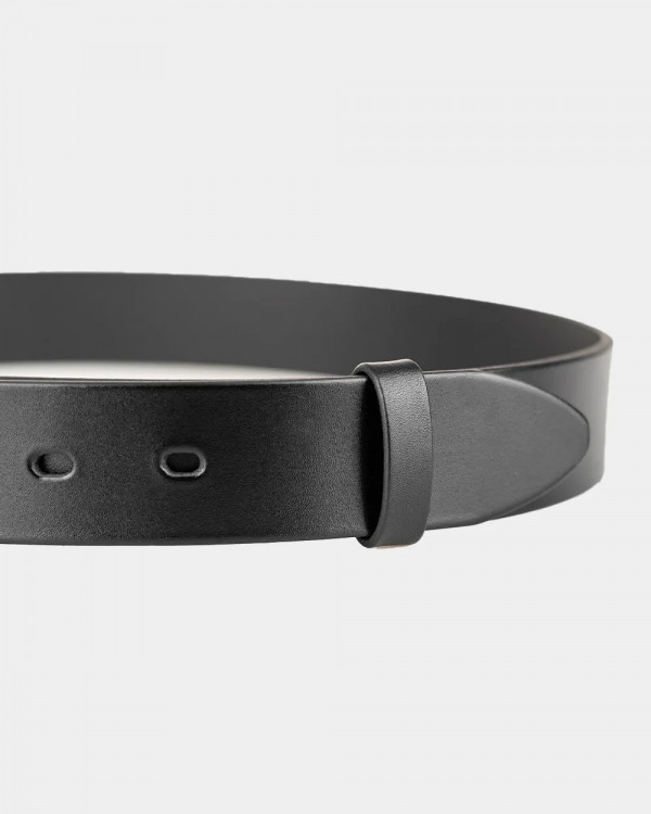 PREMIUM LEATHER BELT, BLACK 01