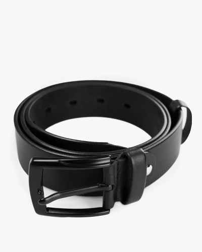 PREMIUM LEATHER BELT, BLACK 01