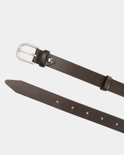 LEATHER BELT, BROWN