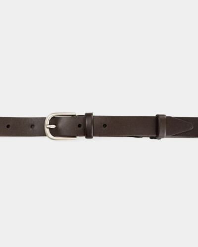 LEATHER BELT, BROWN