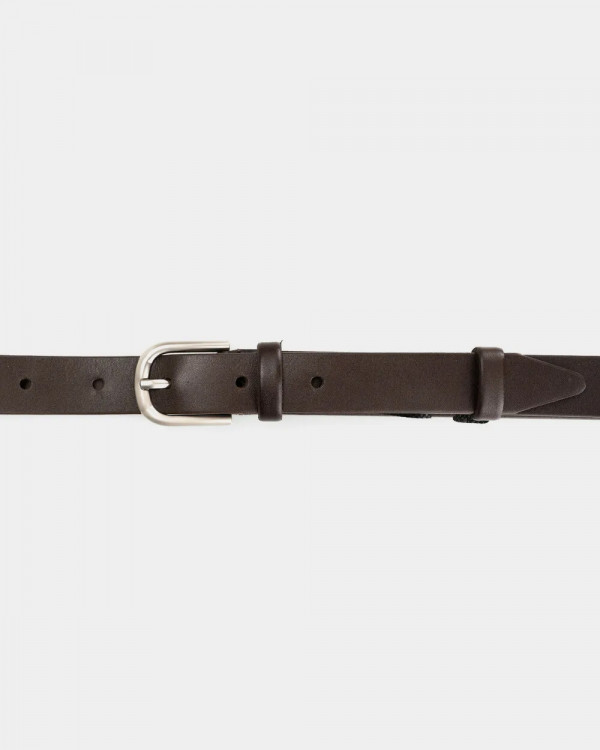 LEATHER BELT, BROWN