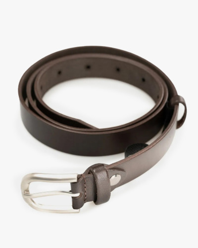 LEATHER BELT, BROWN