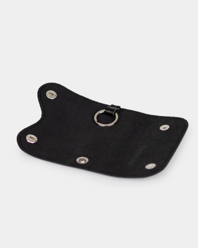 LEATHER KEY HOLDER 02 BLACK