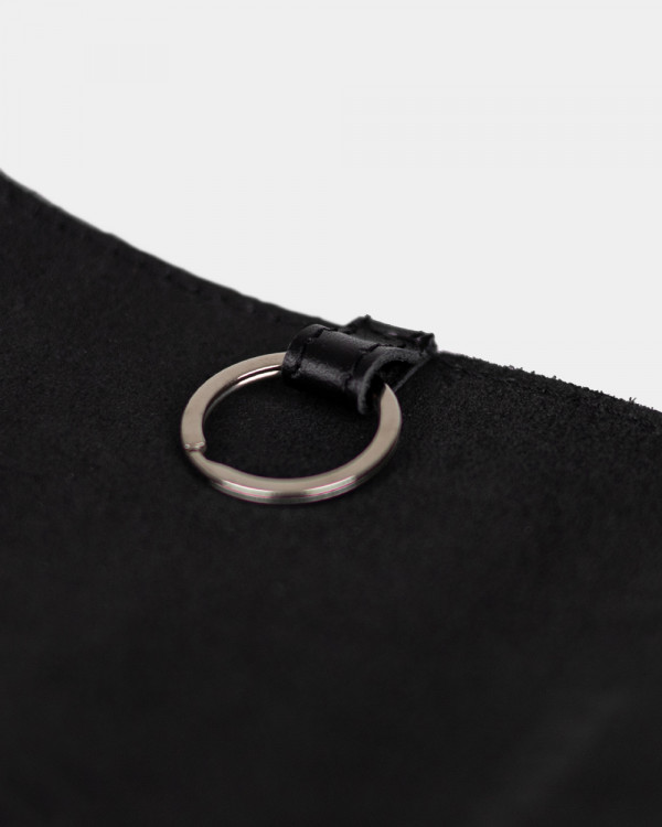 LEATHER KEY HOLDER 02 BLACK