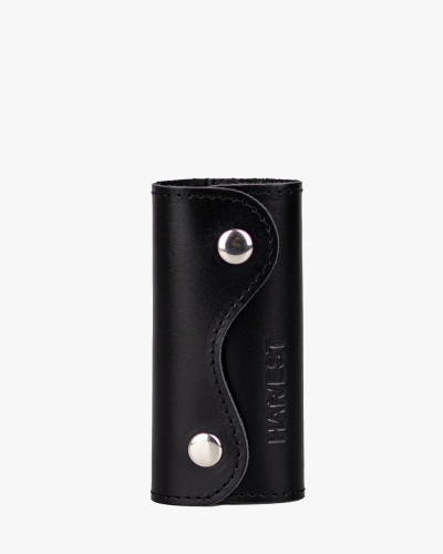 LEATHER KEY HOLDER 02 BLACK