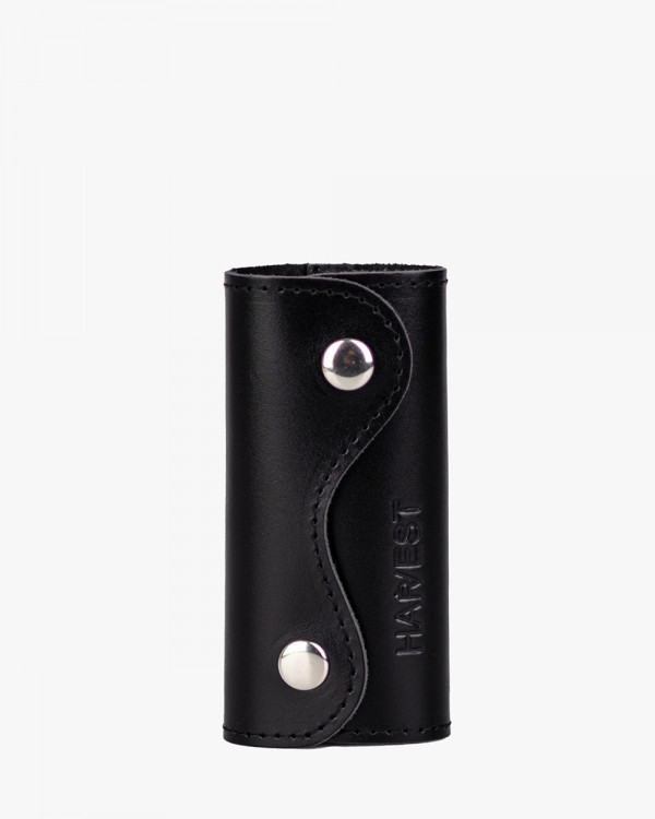LEATHER KEY HOLDER 02 BLACK