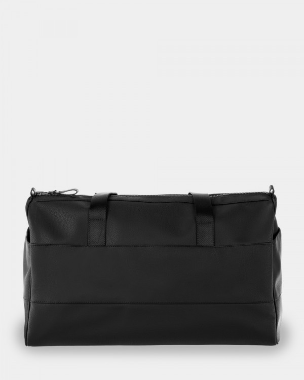 BAREL BAG ECO-LEATHER, BLACK