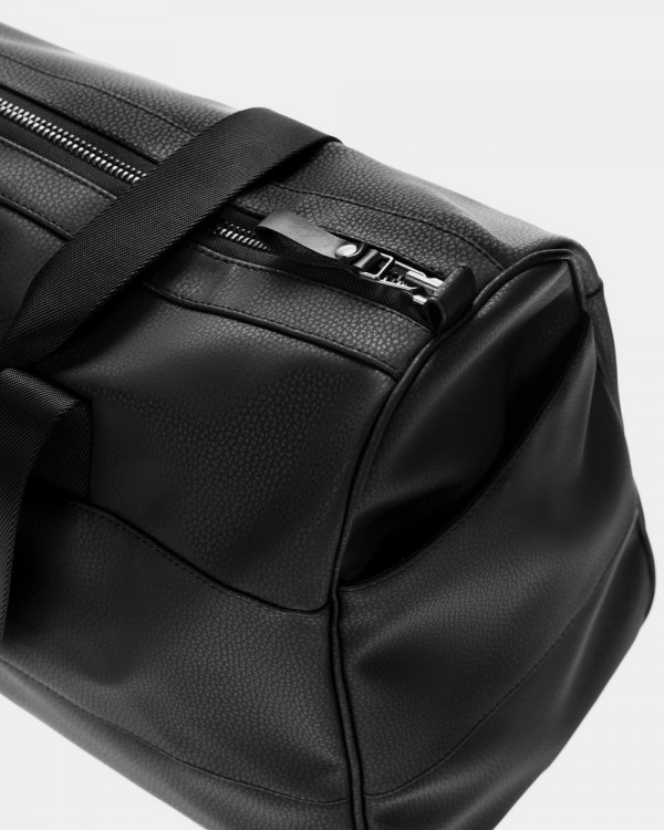 BAREL BAG ECO-LEATHER, BLACK