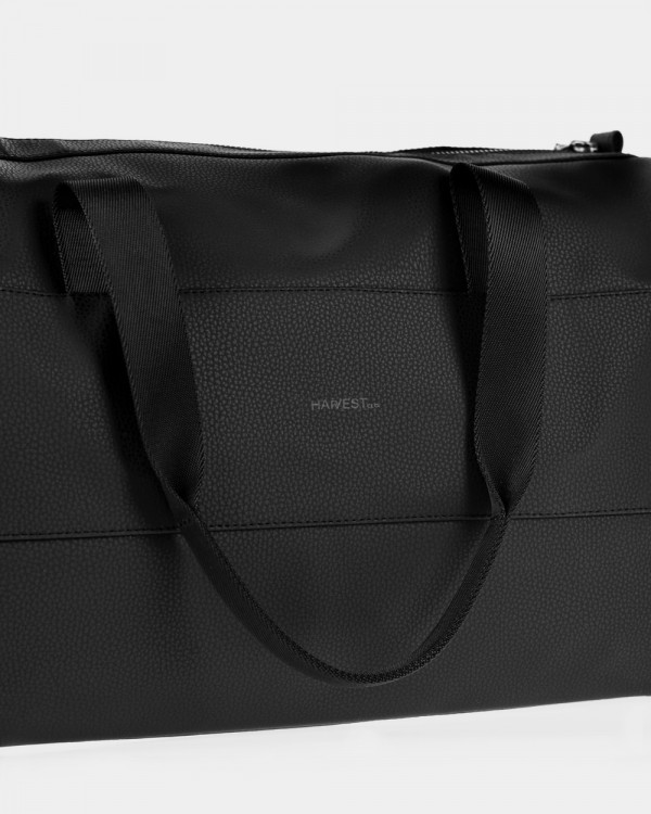 BAREL BAG ECO-LEATHER, BLACK