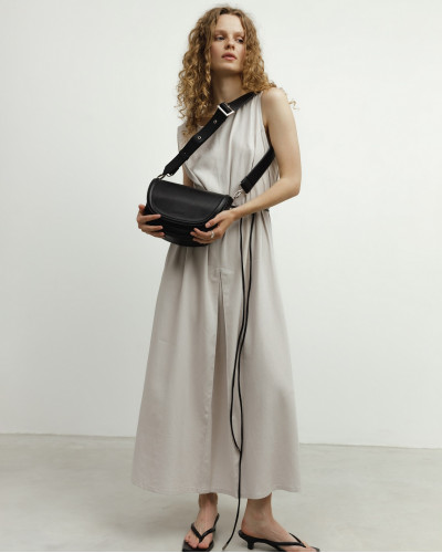"COLO 02" ECO LEATHER, BLACK