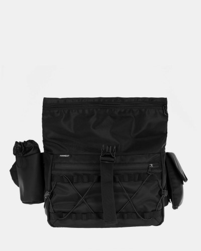 MESSENGER "ROLL" POLYESTER, BLACK