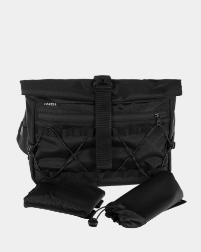 MESSENGER "ROLL" POLYESTER, BLACK