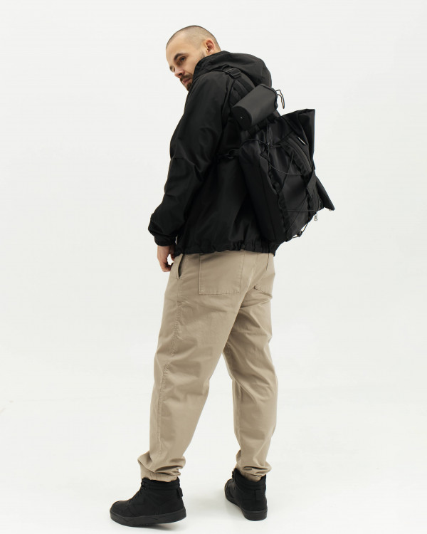 MESSENGER ROLL POLYESTER, BLACK