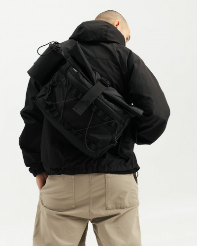 MESSENGER "ROLL" POLYESTER, BLACK