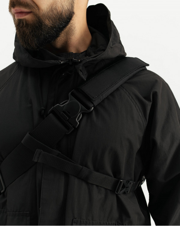 MESSENGER ROLL POLYESTER, BLACK