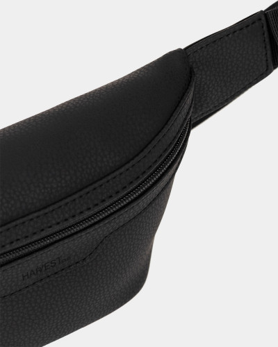 "SPLIT" ECO LEATHER, BLACK