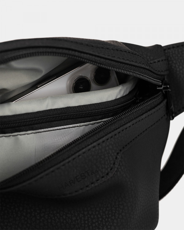 SPLIT ECO LEATHER, BLACK