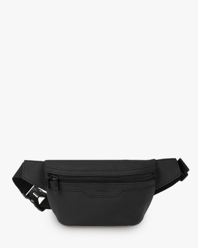 "SPLIT" ECO LEATHER, BLACK