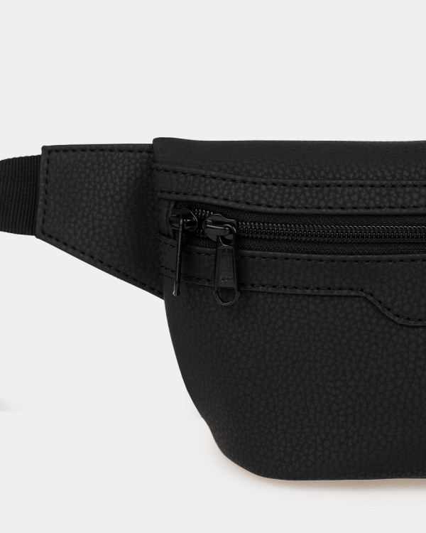 SPLIT ECO LEATHER, BLACK