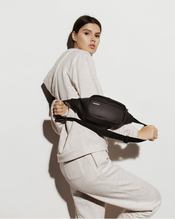 RUBY ECO LEATHER, BLACK