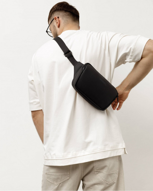 ERI ECO LEATHER, BLACK