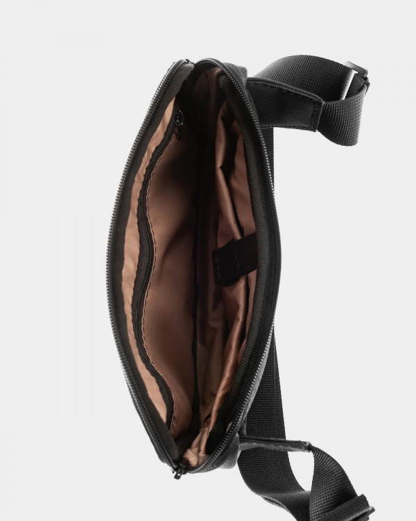 ERI ECO LEATHER, BLACK