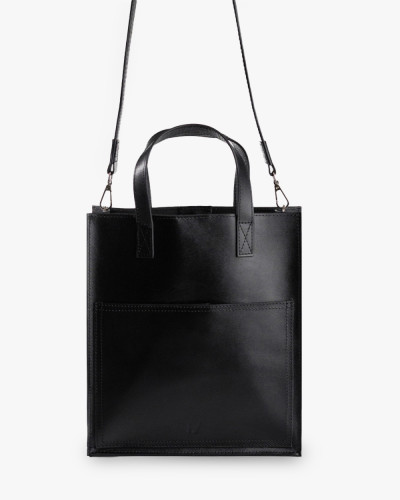"BLAIR" LEATHER, BLACK