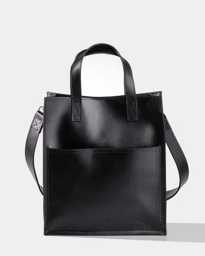"BLAIR" LEATHER, BLACK