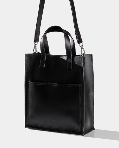 "BLAIR" LEATHER, BLACK