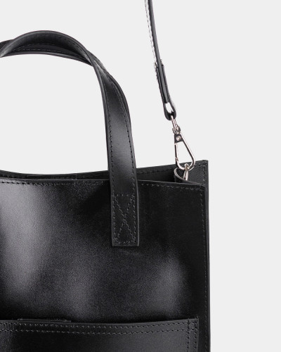 "BLAIR" LEATHER, BLACK