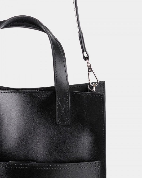 BLAIR LEATHER, BLACK