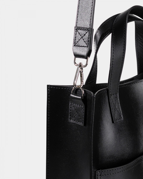 BLAIR LEATHER, BLACK