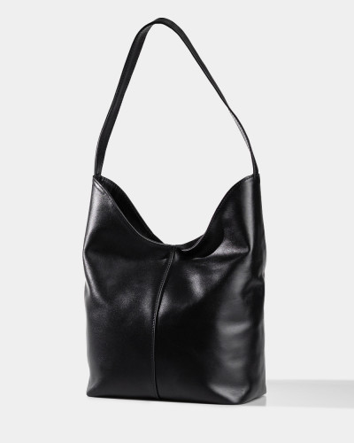 "TATE" LEATHER, BLACK