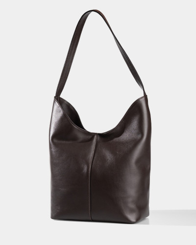 "TATE" LEATHER, BROWN