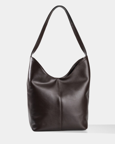 "TATE" LEATHER, BROWN