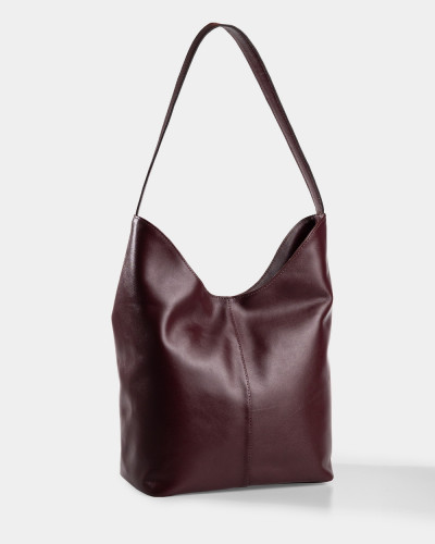 "TATE" LEATHER, BORDEAUX