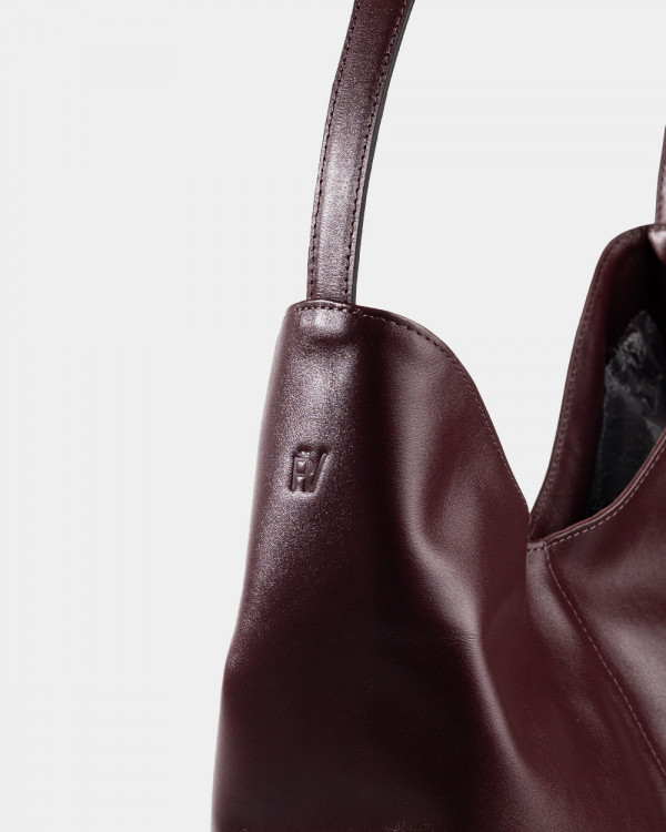 TATE LEATHER, BORDEAUX