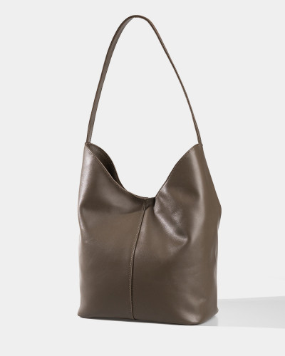"TATE" LEATHER, WALNUT
