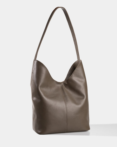 "TATE" LEATHER, WALNUT