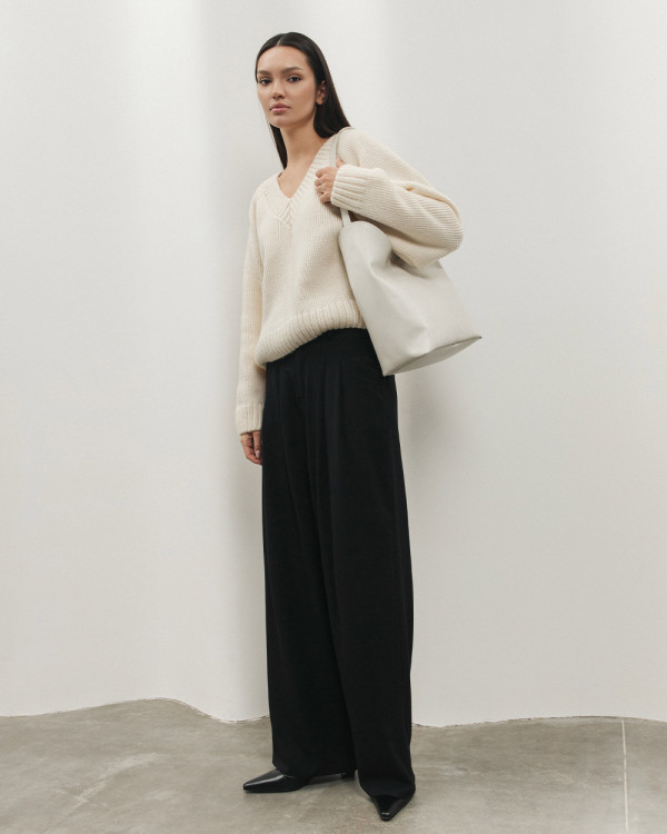TATE LEATHER, IVORY