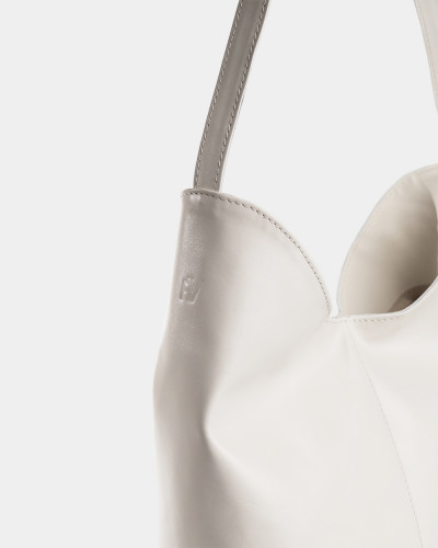 "TATE" LEATHER, IVORY