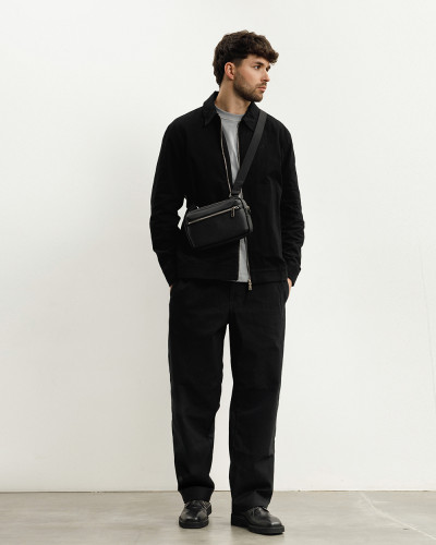 "ARIZONA" ECO-LEATHER, BLACK 01