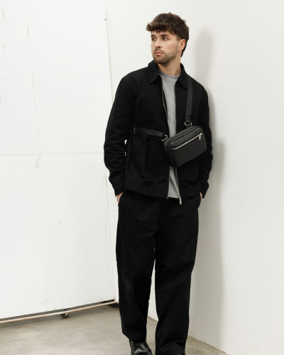 "ARIZONA" ECO-LEATHER, BLACK 01