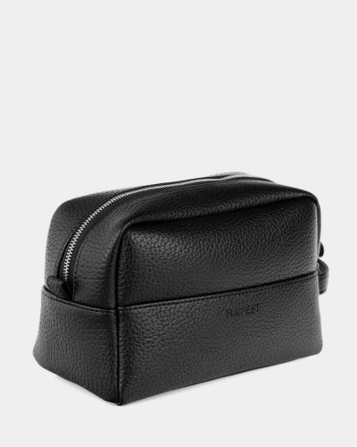 COSMETIC BAG "RUTH" BLACK