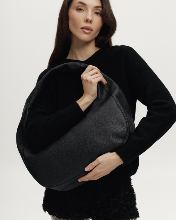 ROXY LEATHER, BLACK