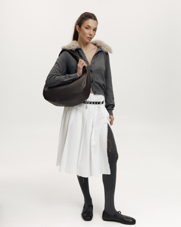 ROXY LEATHER, BROWN