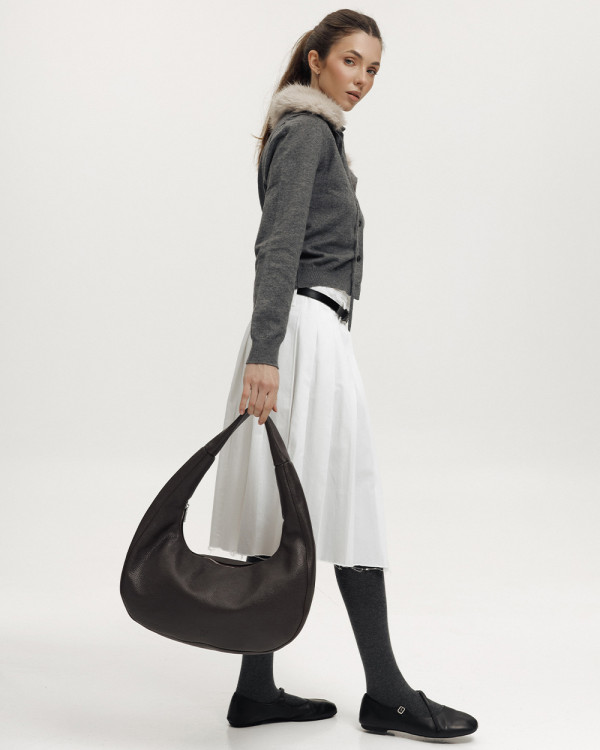 ROXY LEATHER, BROWN