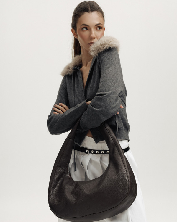 ROXY LEATHER, BROWN