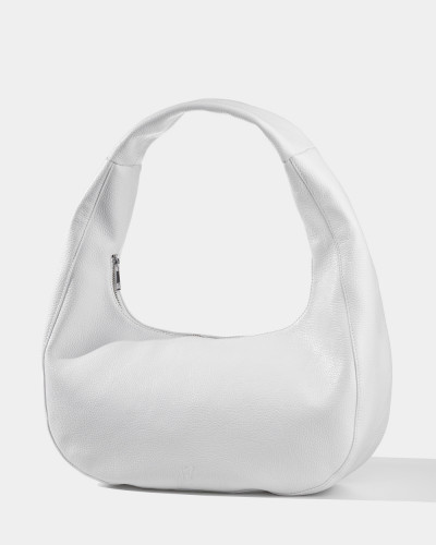 "ROXY" LEATHER, WHITE